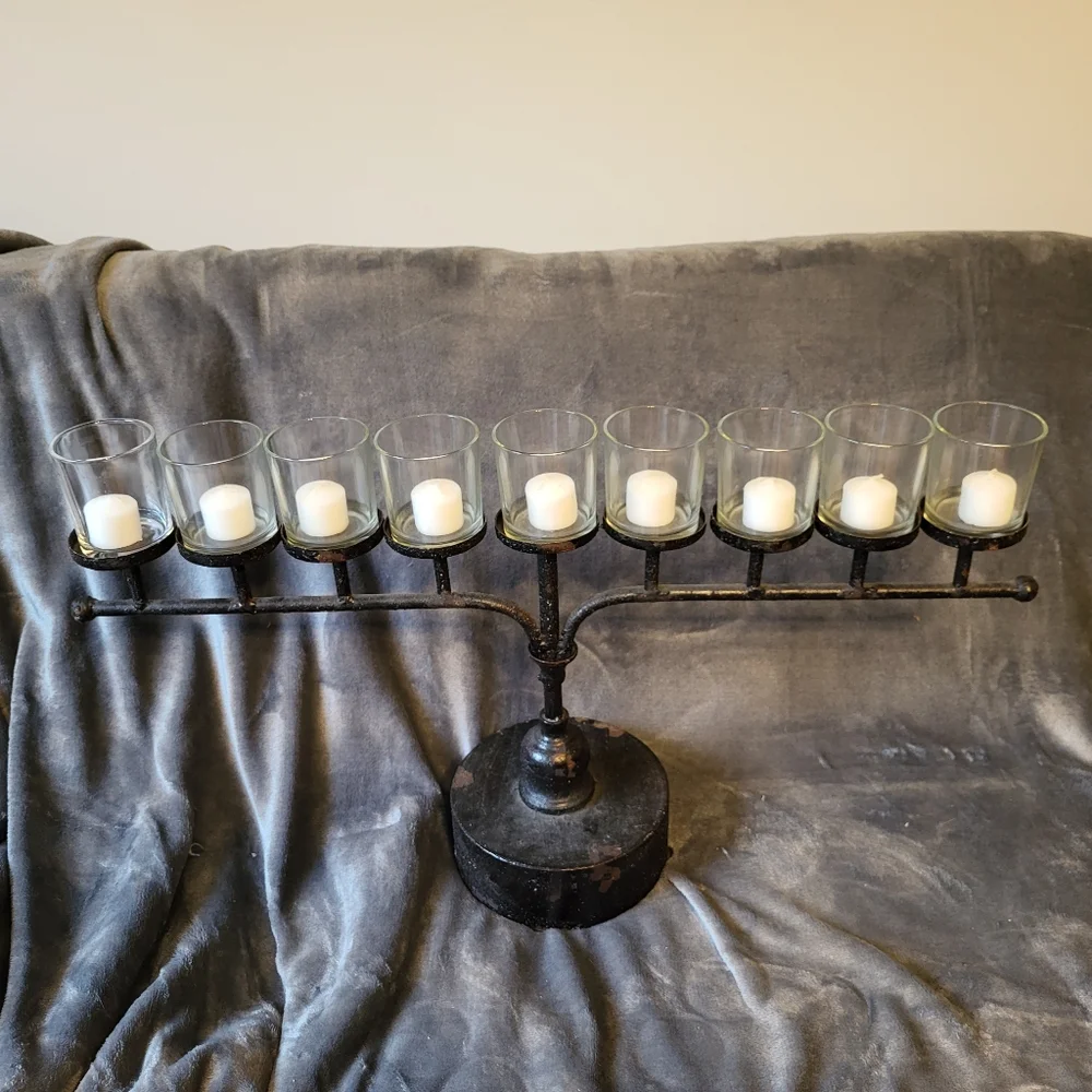 VTG metal 9 candle Candleabra